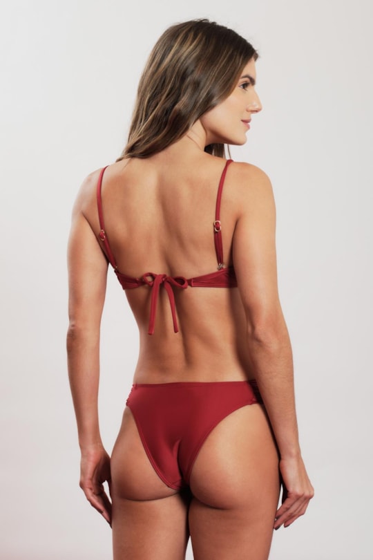 Imagem do produto TOP BARDOT ACESSORIO E TANGA NEW PACÍFICO ALTV26 VERMELHO