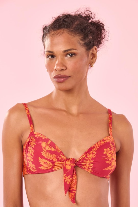 Imagem do produto TOP BARDOT LACO CULT FLOWER E TANGA MAX PRADO CULT FLOWER CULT FLOWER