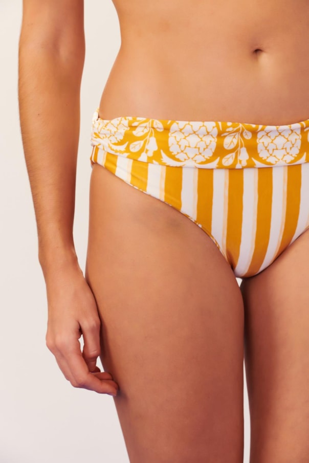 TOP BARDOT SEIVA DOCE E TANGA FLORIDA DOUBLE SEIVA DOCE SEIVA DOCE AMARELA