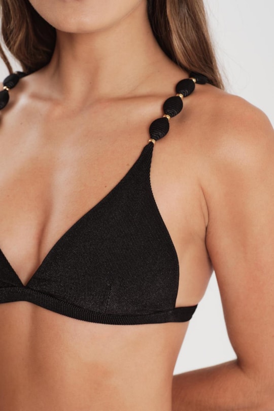 Imagem do produto TOP DROPS TEXTURA ALT26 E TANGA DROPS TEXTURA ALT26 PRETO