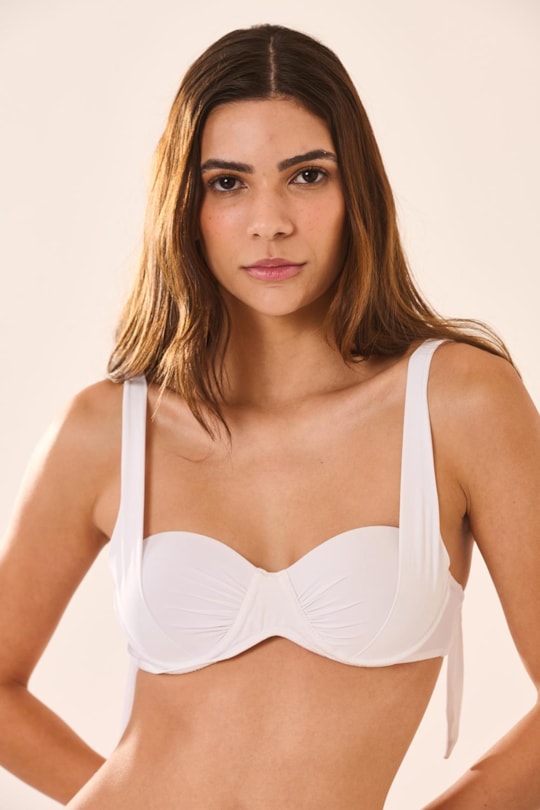 Imagem do produto TOP IBIZA LISO E TANGA NEW PACÍFICO LISO BRANCO