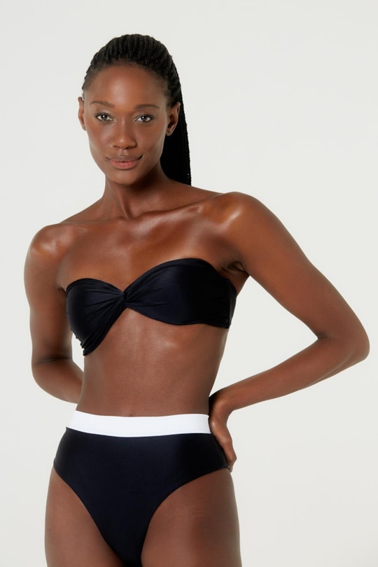 Imagem do produto TOP LATINO LISO VER24 E TANGA BELGA LISO PRETO