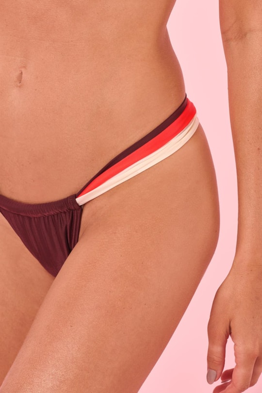 Imagem do produto TOP SOFT TRICOLOR E TANGA SUPER TRI TRICOLOR VINHO