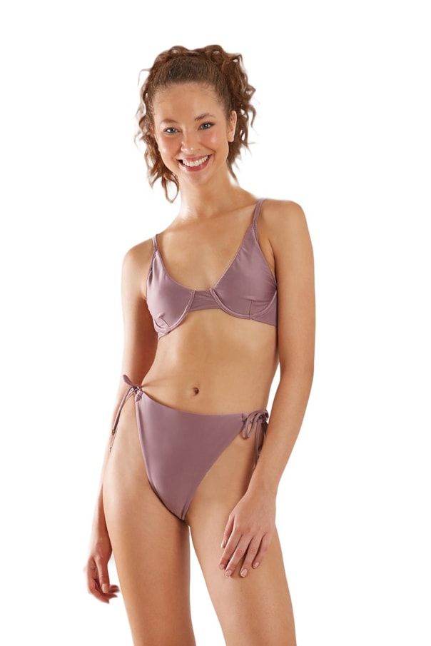 TOP STAR CEU LISO E TANGA CAVADA LISA ROXO