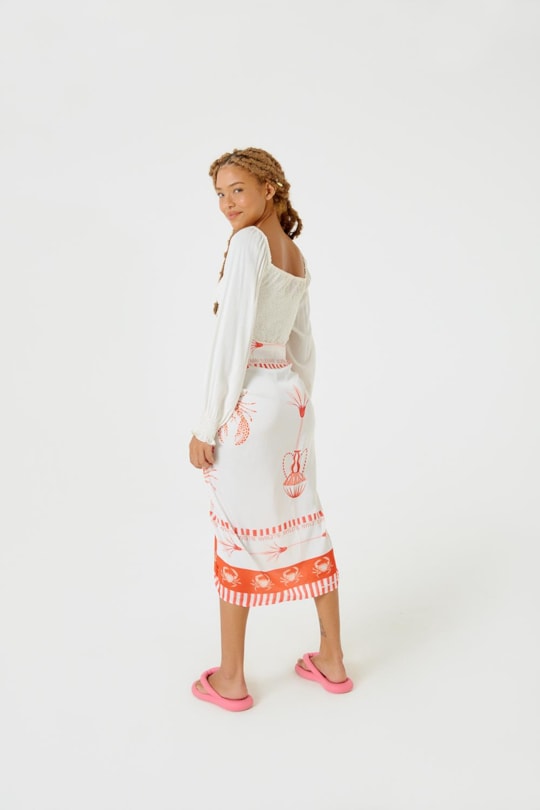 Imagem do produto Bata Lastex Mangao Liso