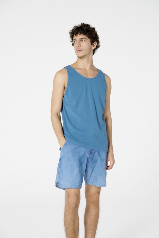 Imagem do produto Bermuda Midi Denim