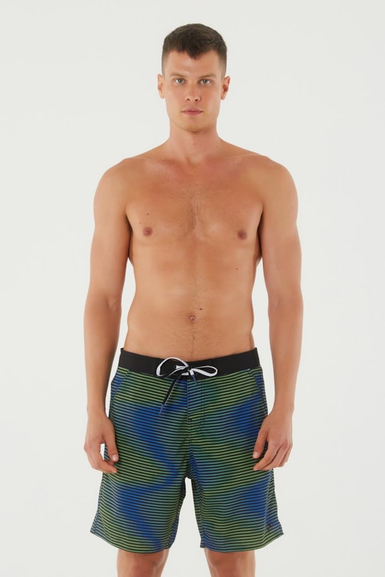 Imagem do produto Bermuda Midi Listras Surf