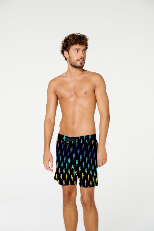 Imagem do produto Bermuda Midi Raios Degrade