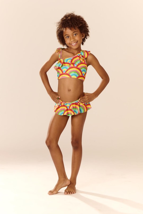 Biquini Bailarina Rainbow (Inf)
