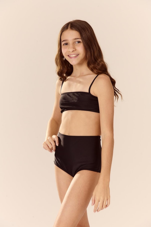 Biquini Hot Pants Parinha Liso (Teen)