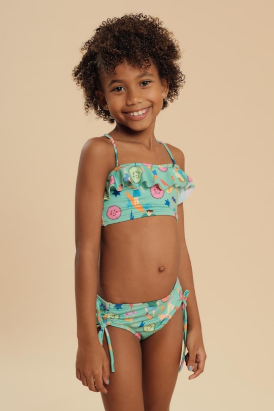 Imagem do produto Biquini Monica Estampas Inf Pre