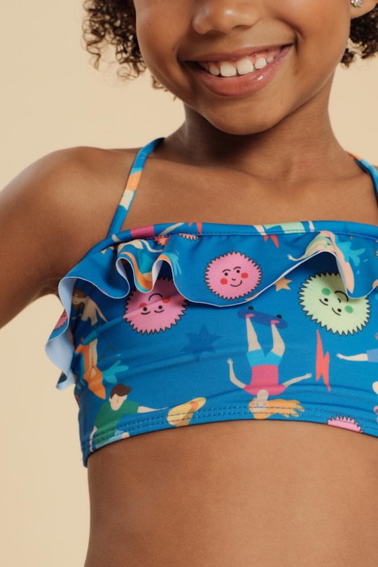 Imagem do produto Biquini Monica Estampas Inf Pre