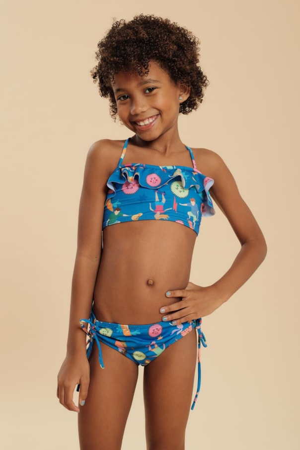 Biquini Monica Estampas Inf Pre