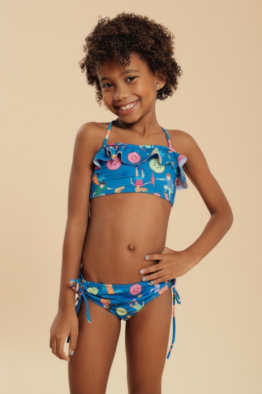 Imagem do produto Biquini Monica Estampas Inf Pre