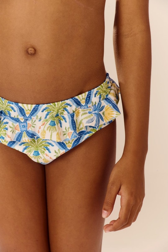 Imagem do produto Biquini Poliana Azulejo Tropical (Inf)