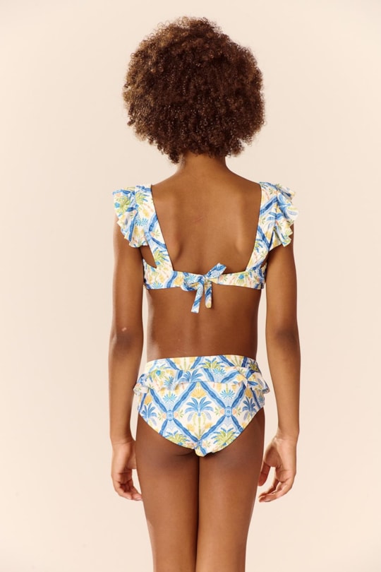 Imagem do produto Biquini Poliana Azulejo Tropical (Inf)