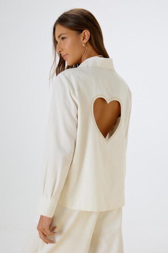 Imagem do produto Blazer Linho Bordado Costas