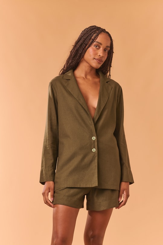 Imagem do produto Blazer Linho Liso
