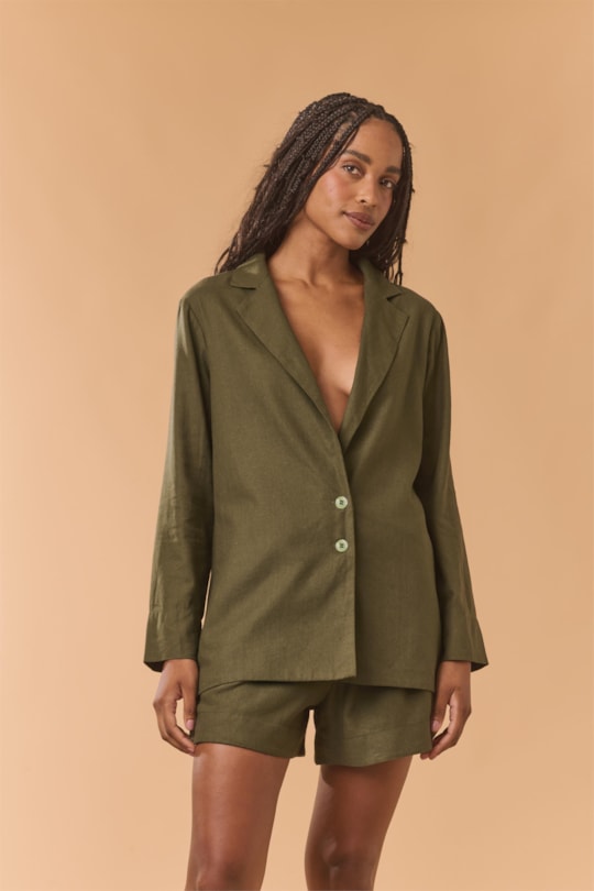 Imagem do produto Blazer Linho Liso