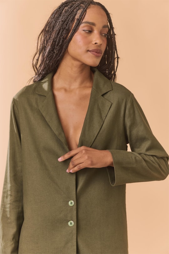 Imagem do produto Blazer Linho Liso