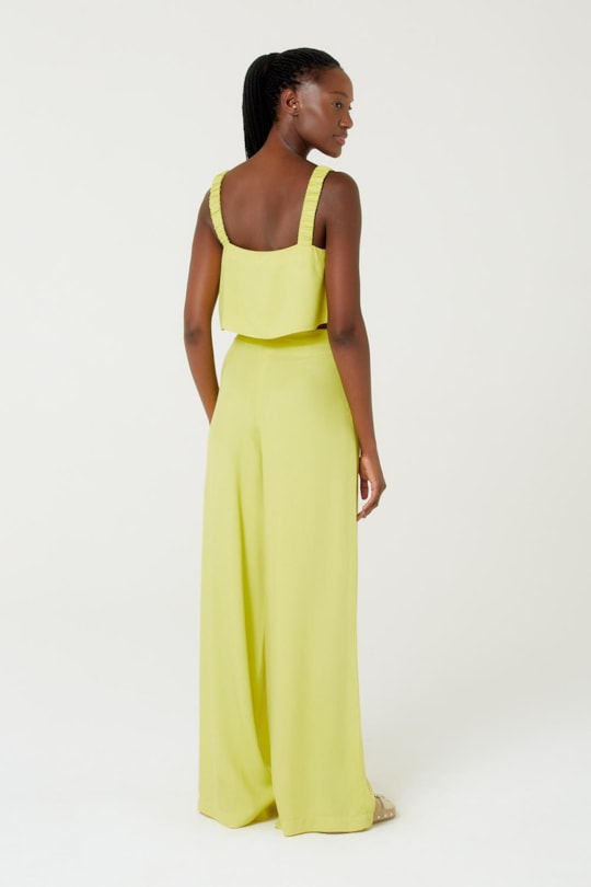 Blusa Alca Elastico Costas Color