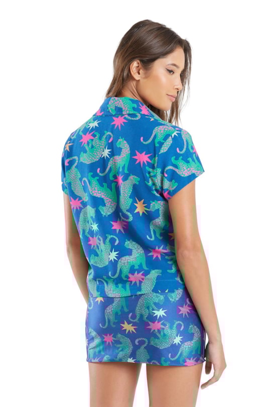 Imagem do produto Blusa Bolso Bia Onca Estelar