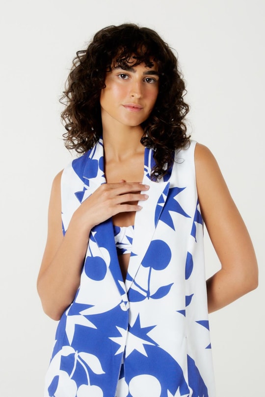 Imagem do produto Blusa Colete Longo Cerise