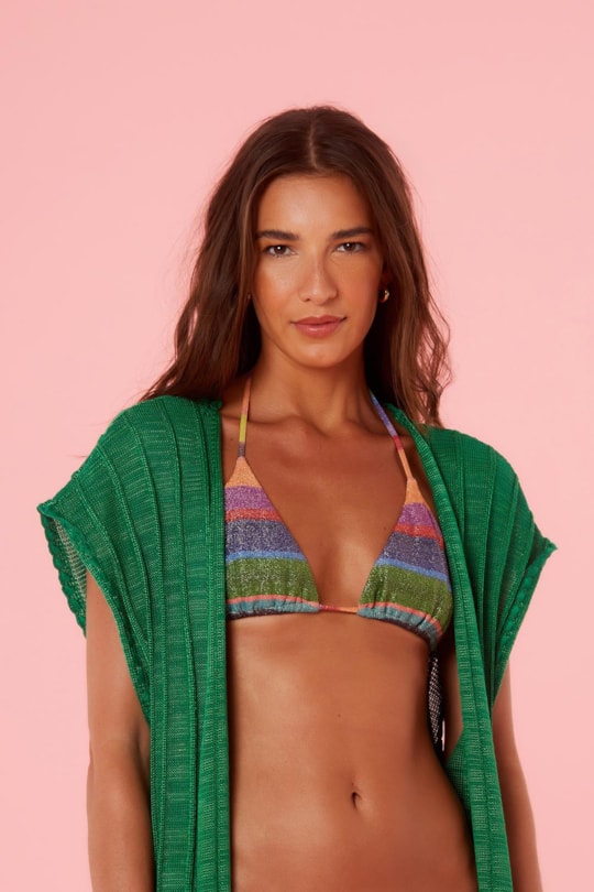 Imagem do produto Blusa Colete Tricot Rayon Color