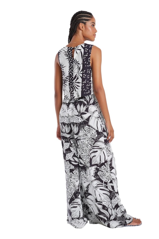 Imagem do produto Blusa Cropped Gota Barrado Eclipse