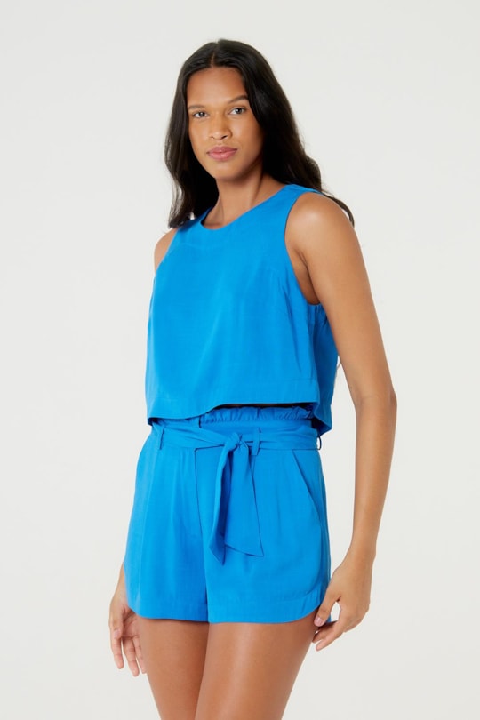 Blusa Cropped Gota Color