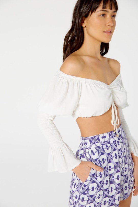 Imagem do produto Blusa Cropped Jordana Liso