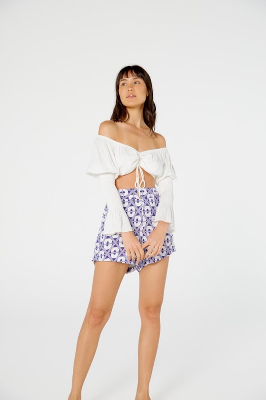 Imagem do produto Blusa Cropped Jordana Liso