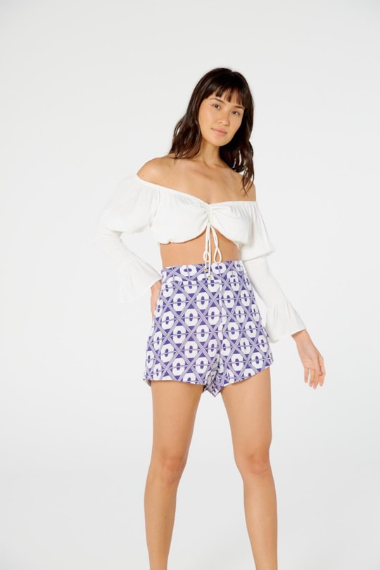 Imagem do produto Blusa Cropped Jordana Liso