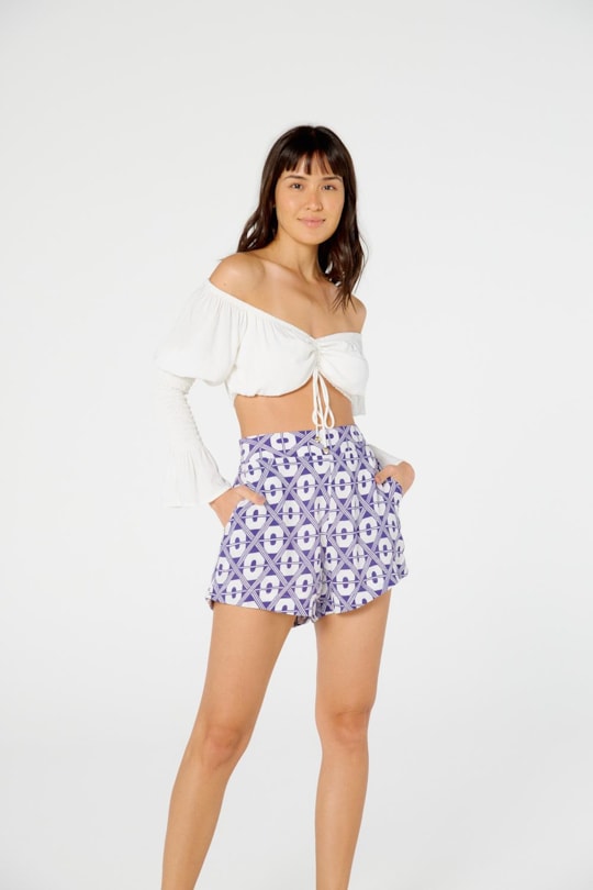 Imagem do produto Blusa Cropped Jordana Liso