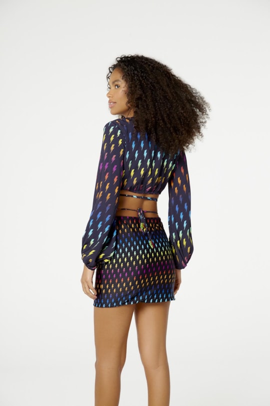 Imagem do produto Blusa Cropped Silvia Raios Degrade