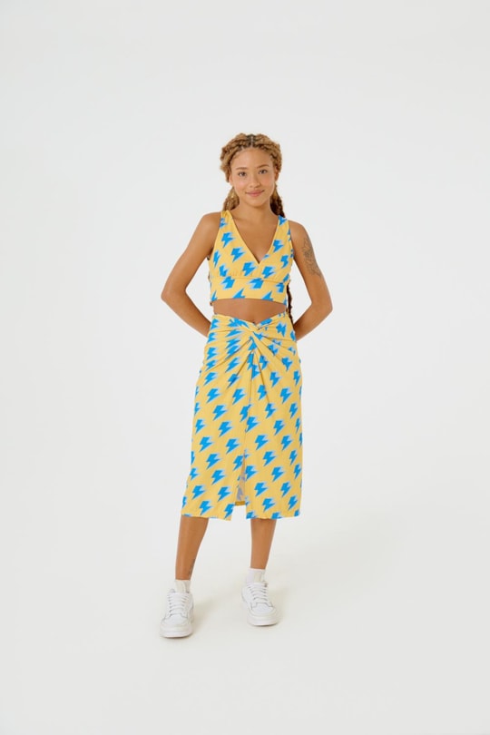 Imagem do produto Blusa Cropped Trovao