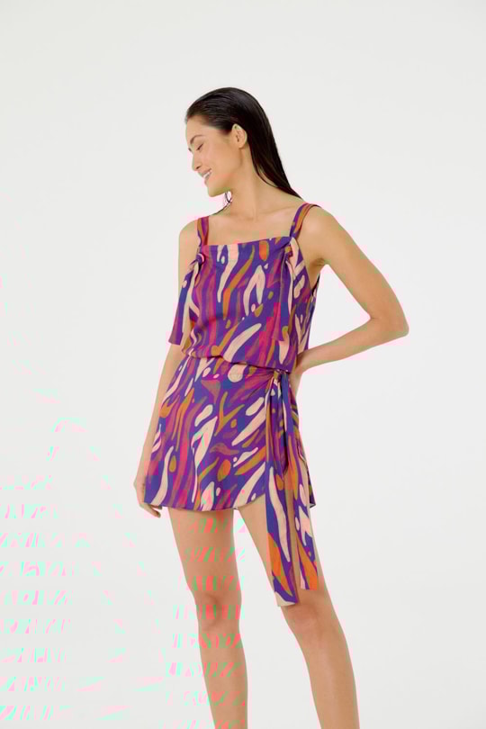 Imagem do produto Blusa Detalhe No Tigrado