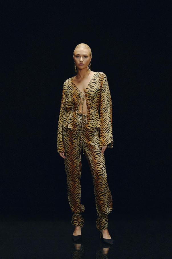 Blusa Greta Estampa Tigra