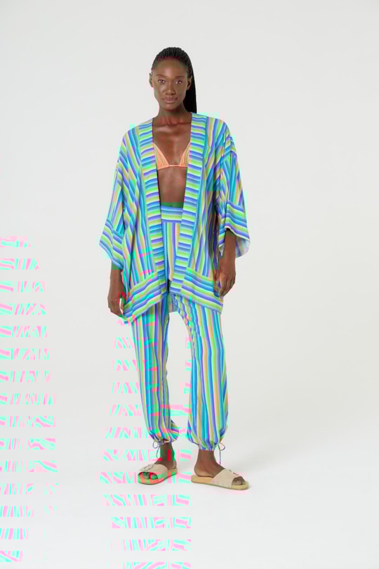 Imagem do produto Blusa Kimono Barra Aplicada Sistere