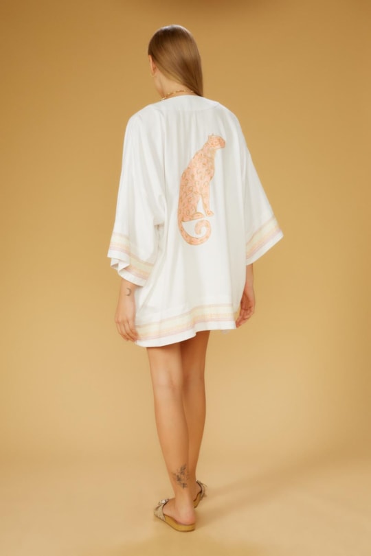 Imagem do produto Blusa Kimono Barrado Bordado