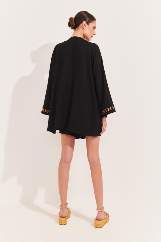 Imagem do produto Blusa Kimono Bordado Ruth