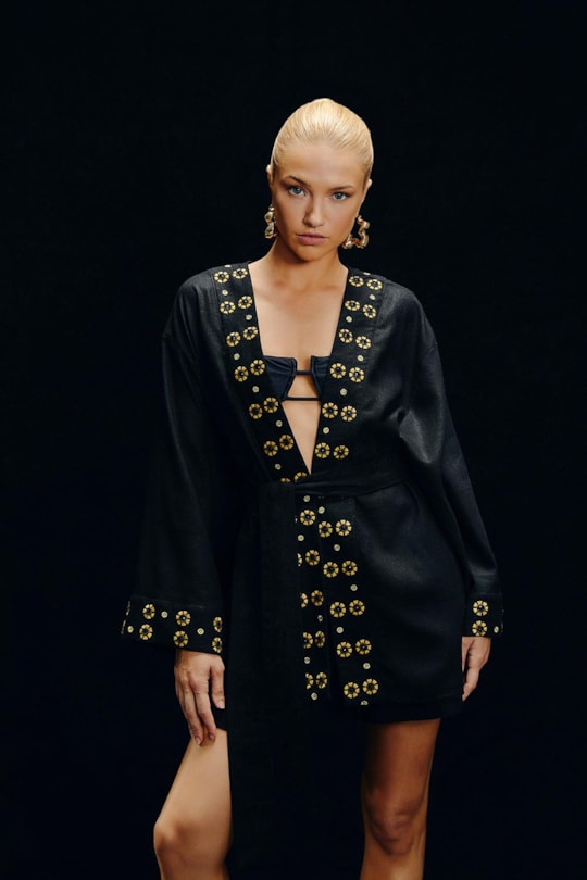 Imagem do produto Blusa Kimono Com Faixa Emma