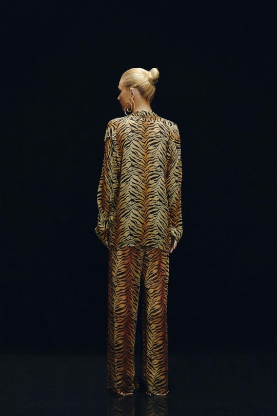 Blusa Kimono Estampa Tigra