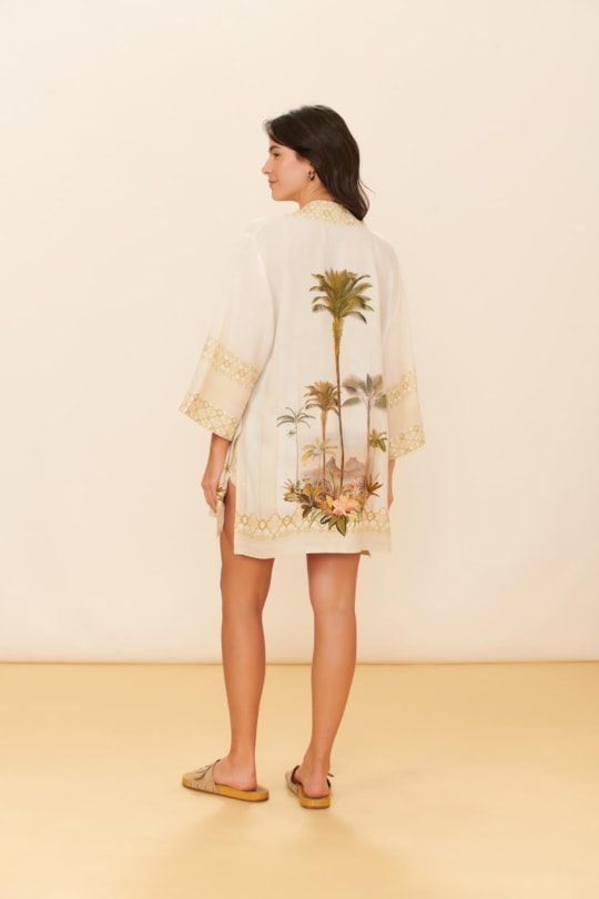 Blusa Kimono Jade Loc Luzente