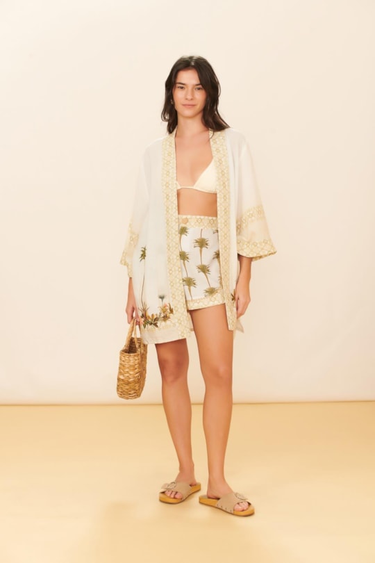 Blusa Kimono Jade Loc Luzente
