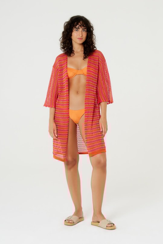 Imagem do produto Blusa Kimono Longo Tricot