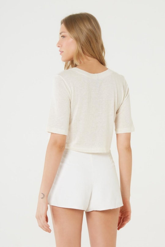 Imagem do produto Blusa Malha Bordado Coracao