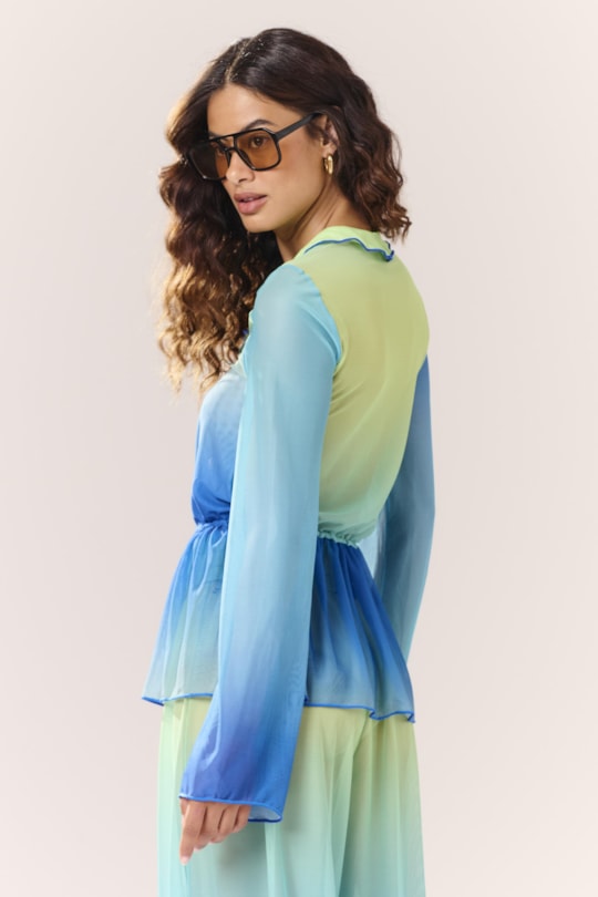 Imagem do produto Blusa Saida Tule Degrade