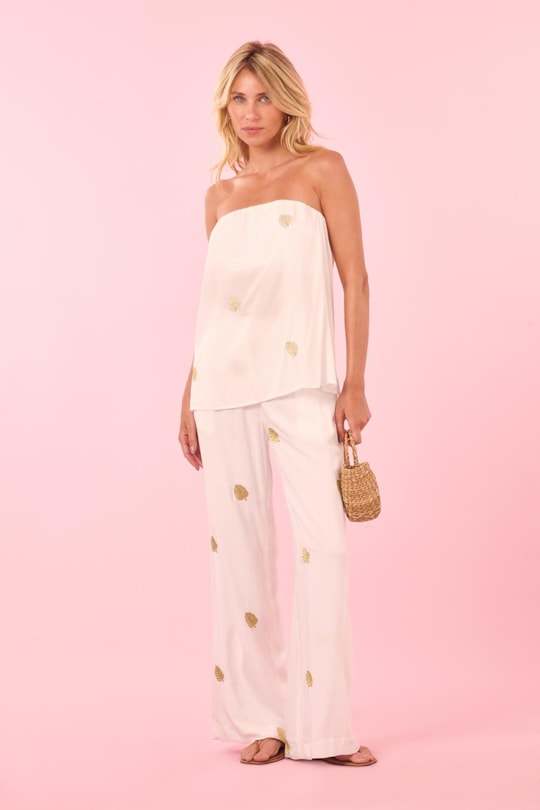 Imagem do produto Blusa Sem Alca Bordado Adao