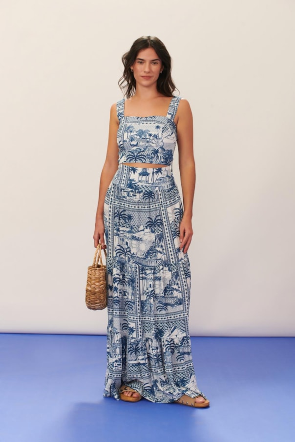 Blusa Top Alca Larga From Rio